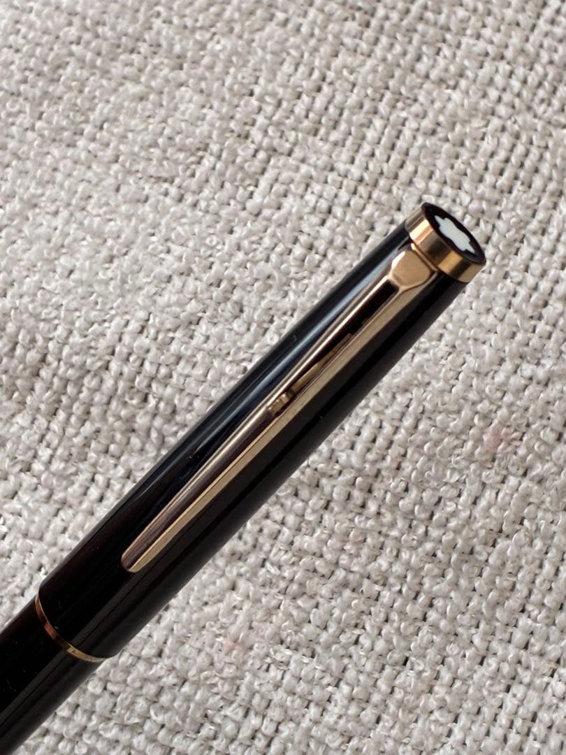 ◾️美品◾️MONT BLANC モンブラン◾️ハンマートリガー式ボールペン◾️黒/金