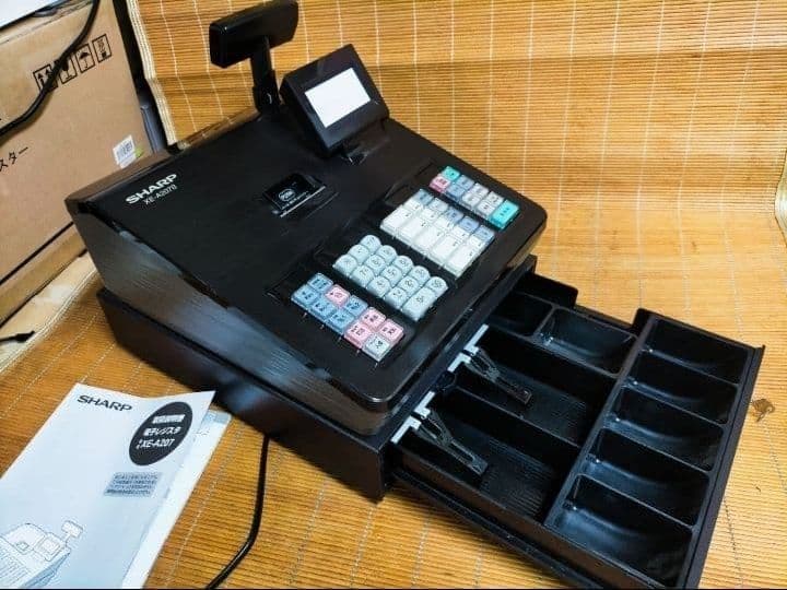 美品シャープレジスター　XE-A207　PC連携売上管理設定無料　991109