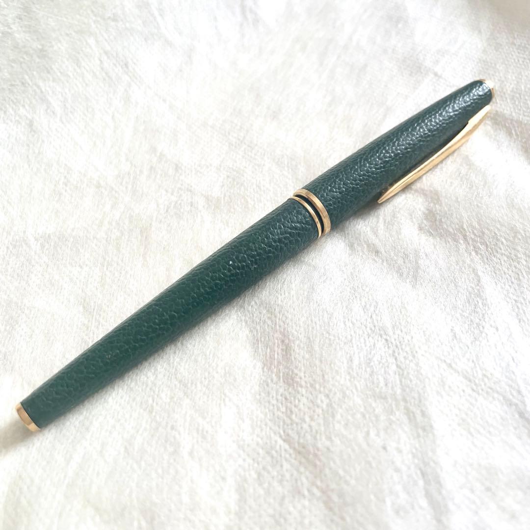 Pilot パイロット　万年筆　希少価値 グリーン　14K535