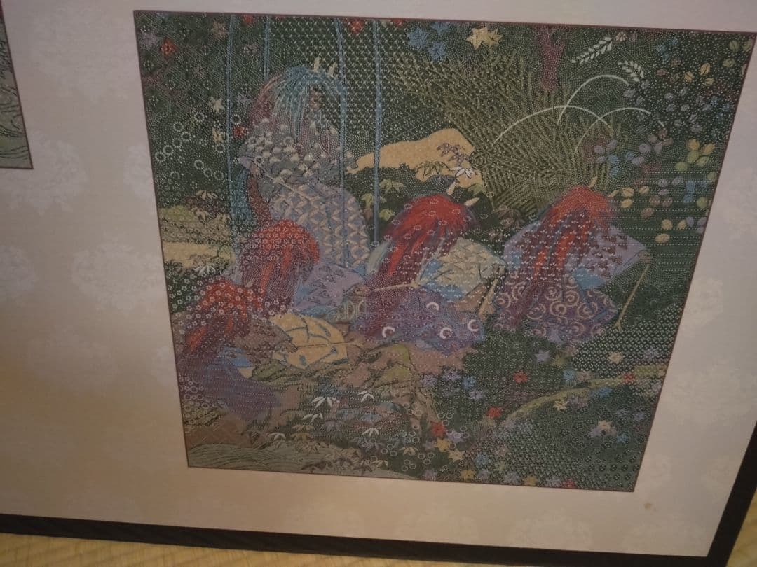 和風金色獅子のパーテーション