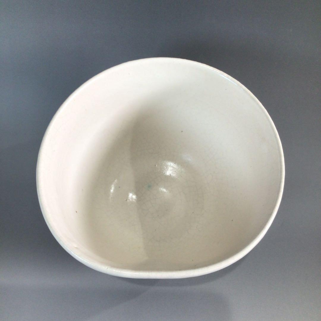 Ｐ５８２　茶碗　『赤膚焼』『赤膚山　古瀬尭三造』　抹茶碗　共箱　茶道具