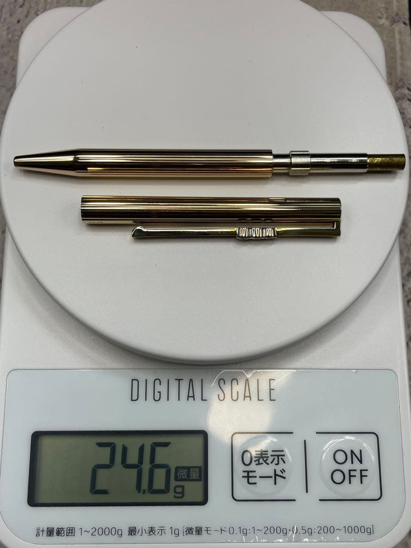 K18 ST Dupont デュポン ダイヤモンド ツイスト式 ボールペン