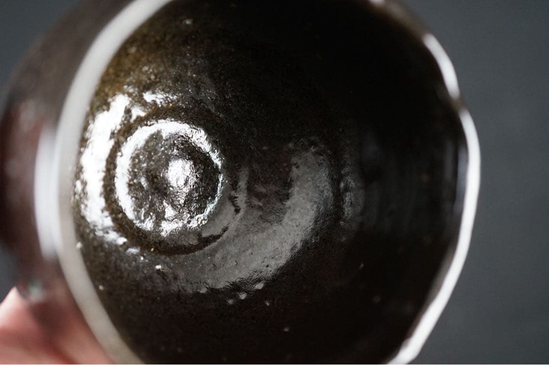 名工 景正二十五世 加藤作助 織部 茶碗 共箱 茶道具