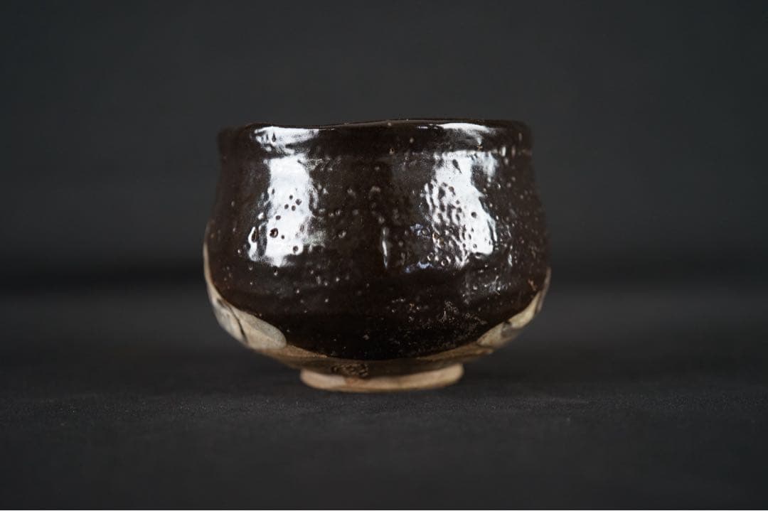 名工 景正二十五世 加藤作助 織部 茶碗 共箱 茶道具