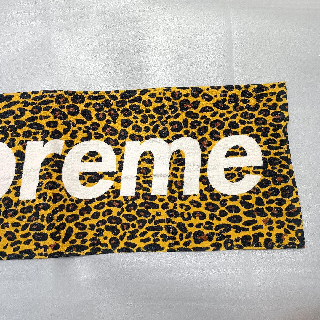 未使用★supremeレオパード柄フェイスタオル 雑誌付録 シュプリームヒョウ柄