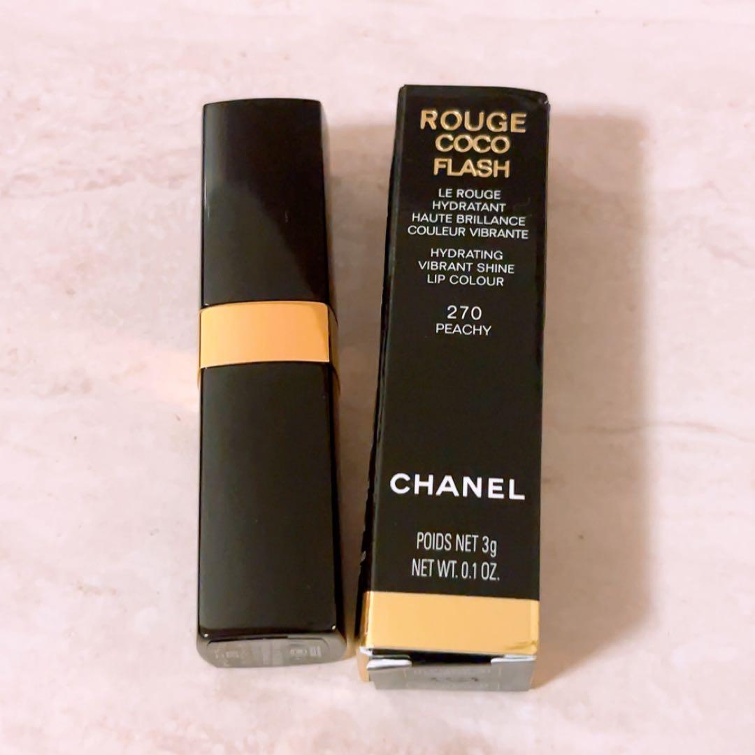 Ct☆未使用☆ CHANEL ルージュココフラッシュ 270 ピーチー シャネル