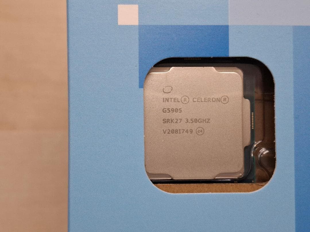 新品未使用 Intel Celeron G5905 3.5GHz LGA1200