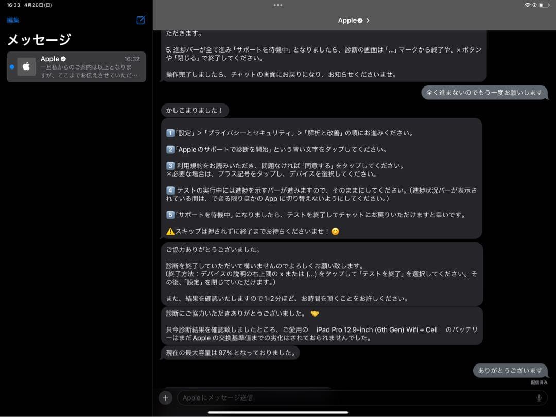 【超美品】 iPad Pro 12.9Gen6 M2 Wi-Fi+Cellar