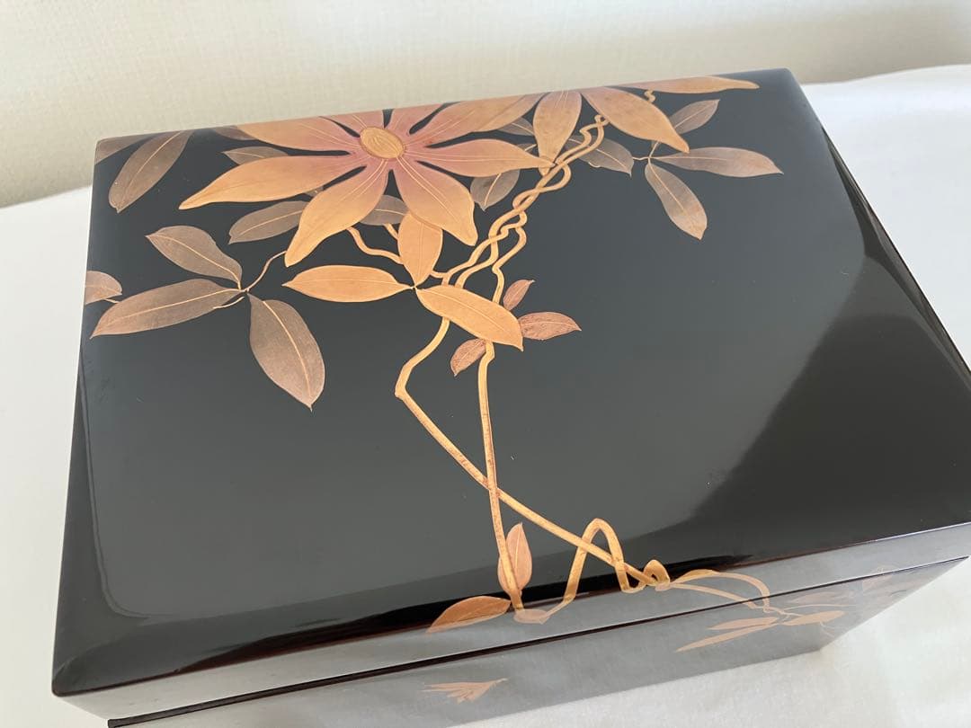 茶箱　野点　花点前　輪島塗　蒔絵　茶道具