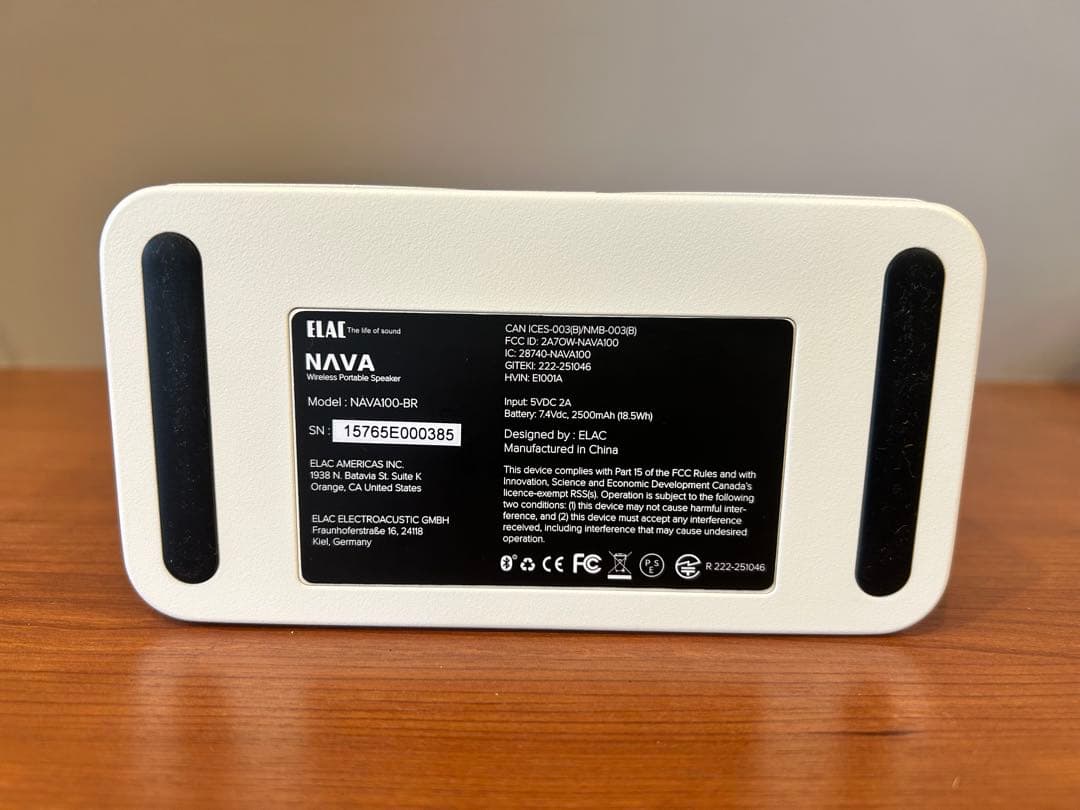 【新品】ELAC NAVA100×BR スピーカー 100周年記念モデル