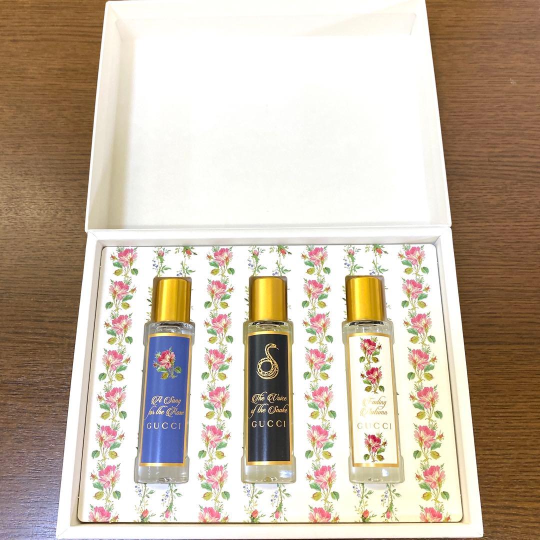 5183 新品未開封 GUCCI パルファム 15ml×3本 ※ばら売り不可