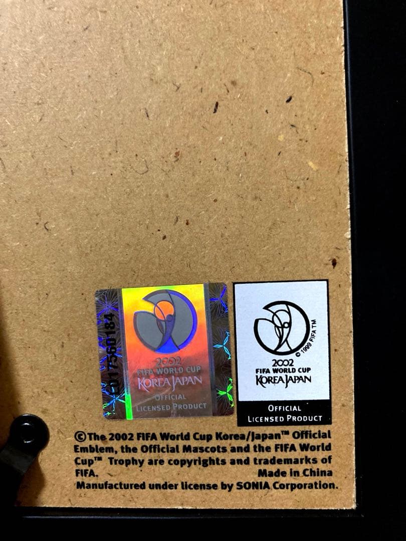 2002 FIFAワールドカップ ピンバッジ 額装 KOREAJAPAN記念品