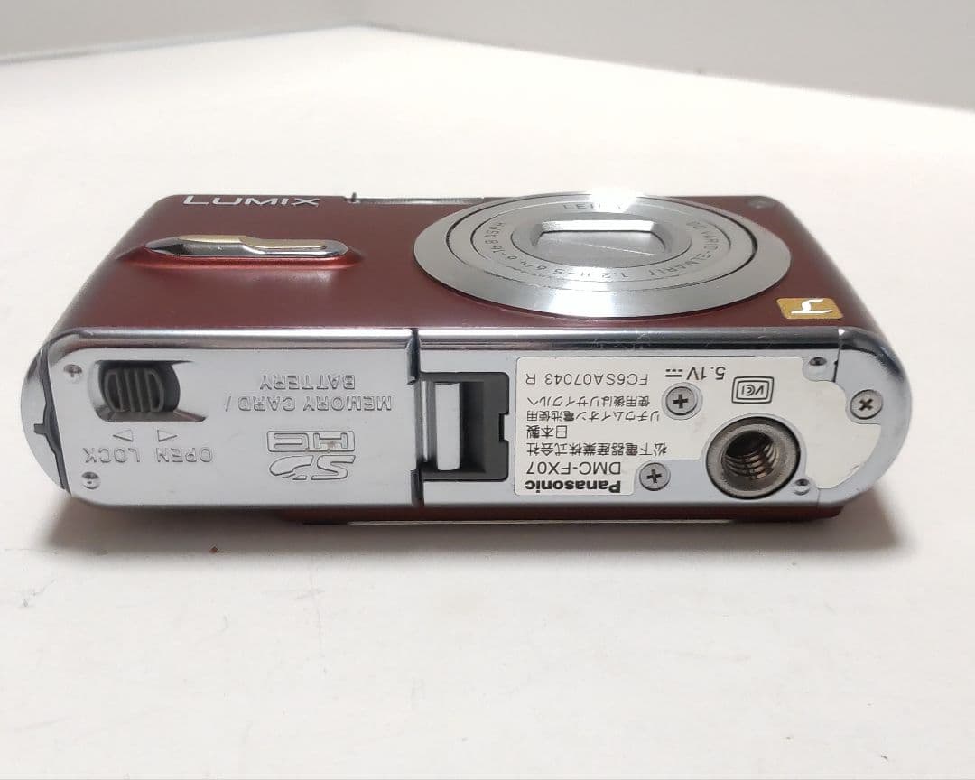 動作確認済み パナソニック LUMIX DMC-FX07 オールドコンデジ ③