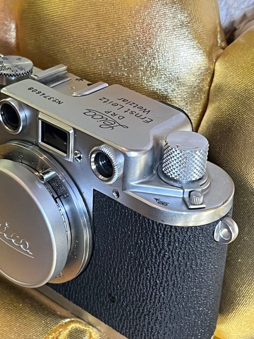 希少 1941年製 Leica IIIc 段付き シャークスキン エルマー付