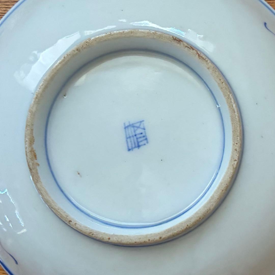 4枚セット【明治時代の古いお皿】明治アンティーク 骨董品
