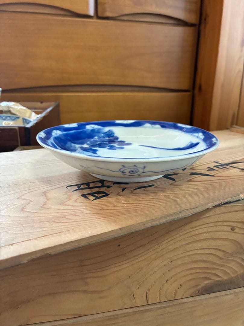 4枚セット【明治時代の古いお皿】明治アンティーク 骨董品