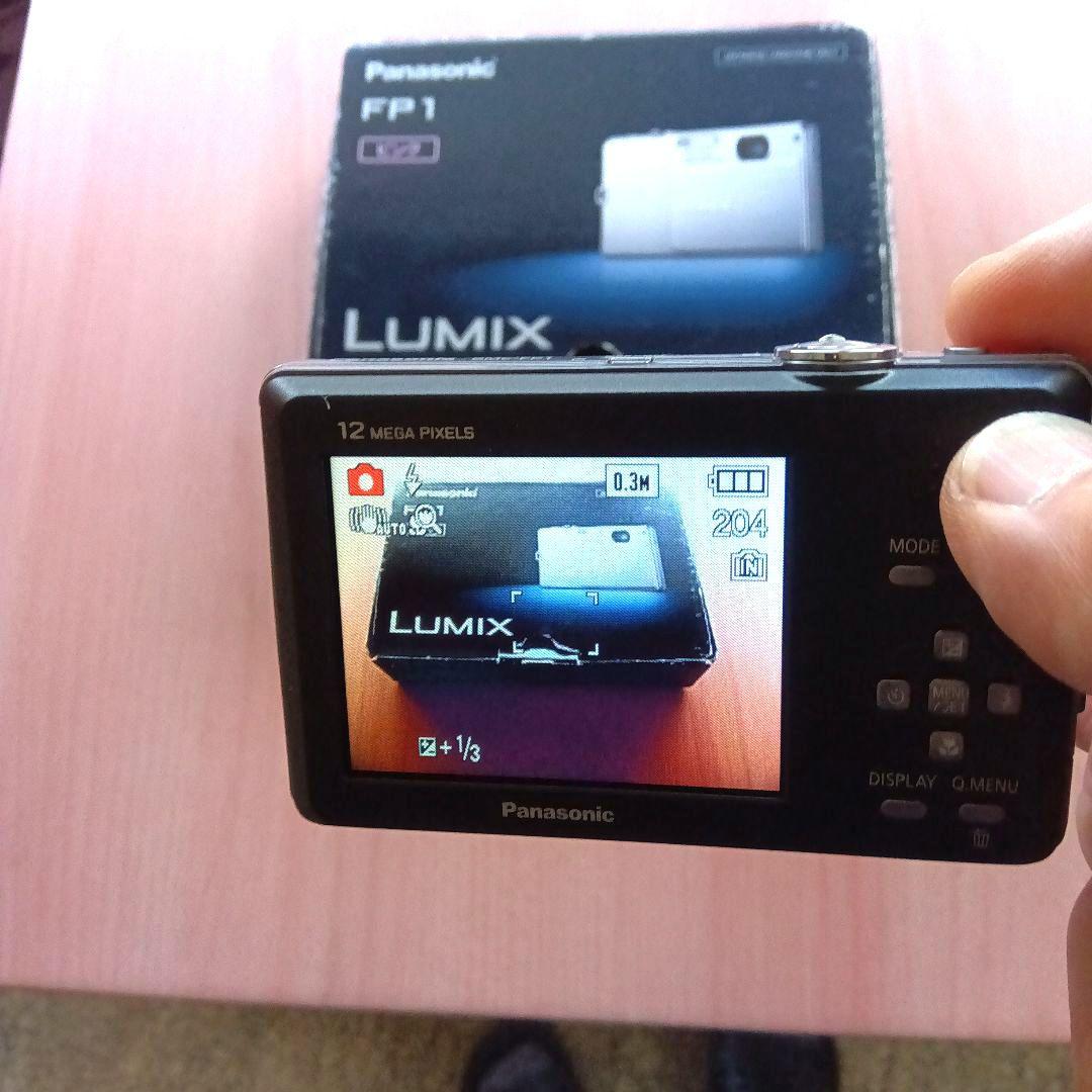 美品 コンデジ LUMIX DMC-FP1 ピンク、中古、動作品