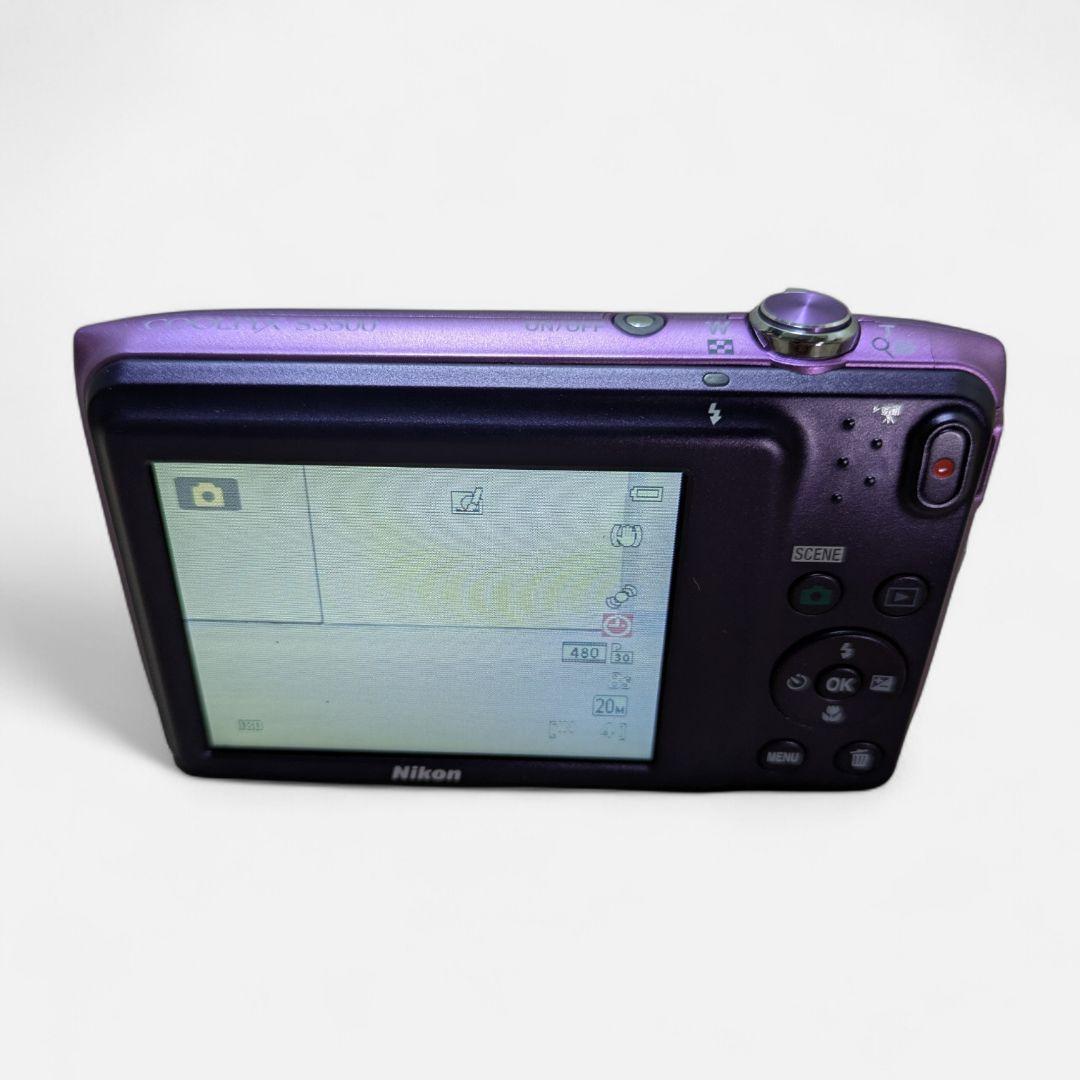 Nikon ニコン COOLPIX クールピクス S3500 デジカメ パープル