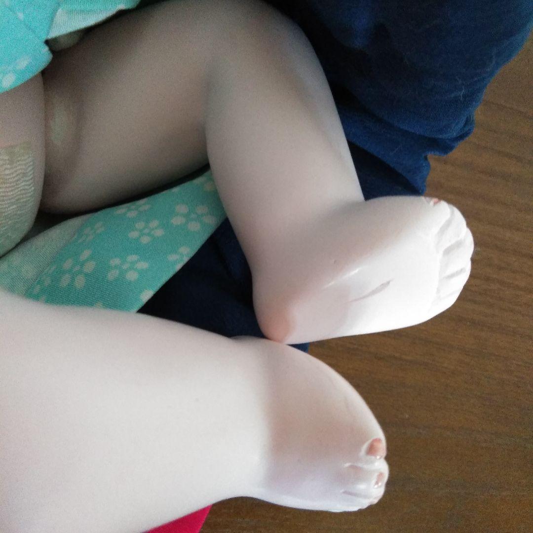 市松人形　幼子人形　古布着物人形