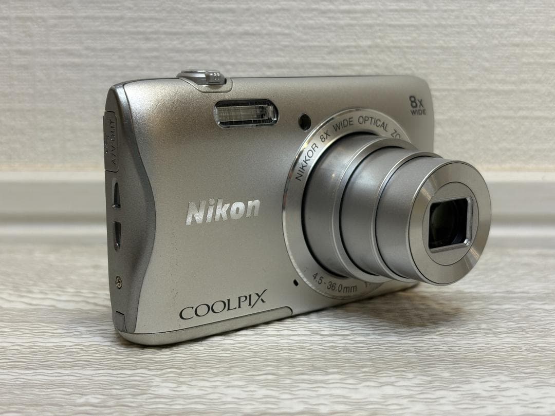 【美品・完動品】Nikon Coolpix S3700 シルバー