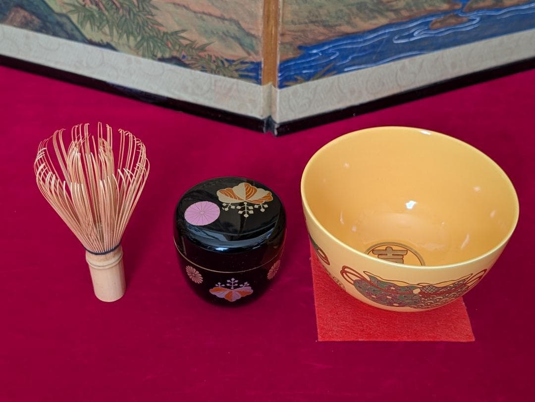 茶道具　茶筅　棗　茶箱　茶碗　加藤　藤山