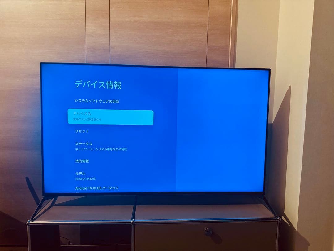 BRAVIA Android TV 液晶テレビ　SONY KJ-55X9500H