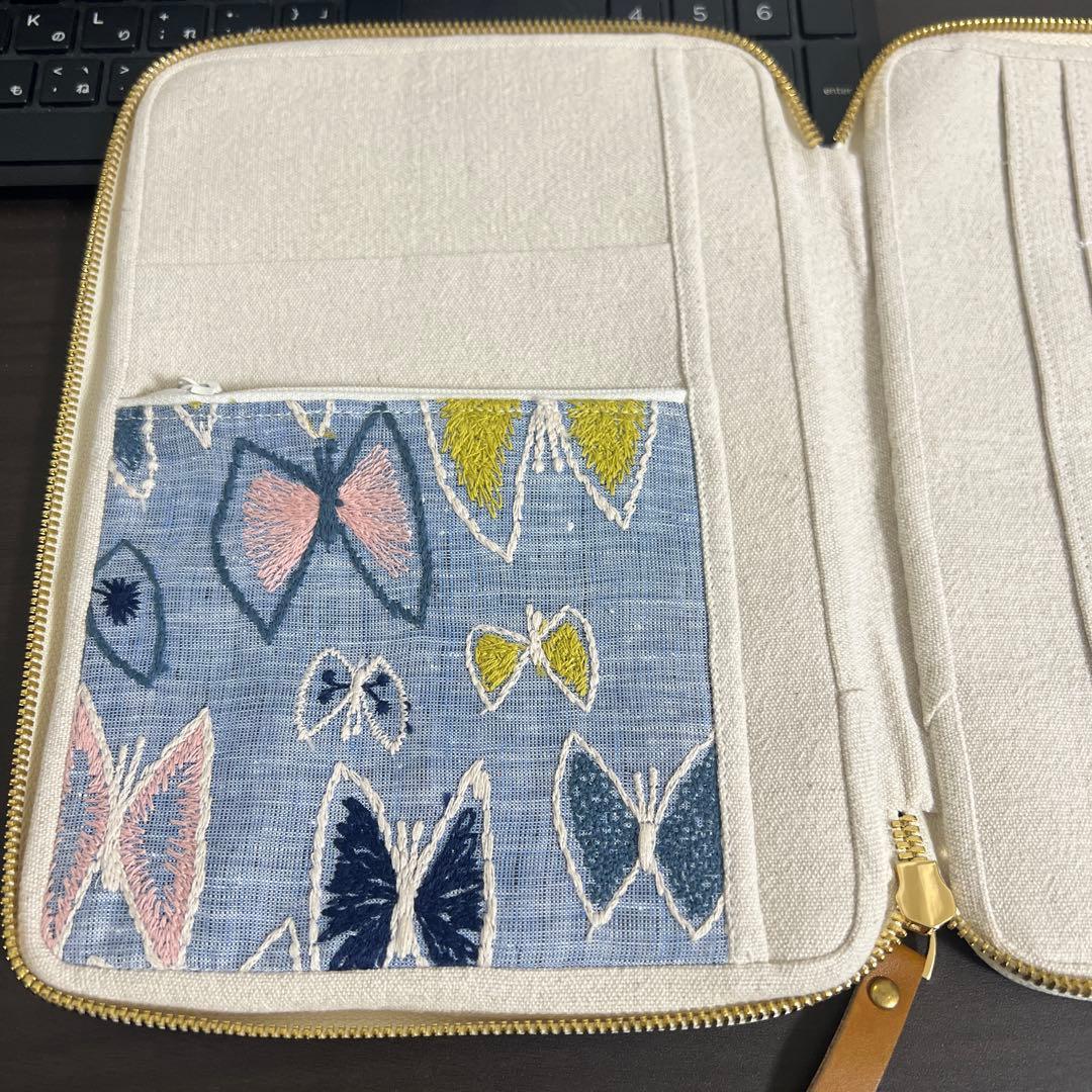 ミナペルホネン　手帳ケース　ハンドメイド2