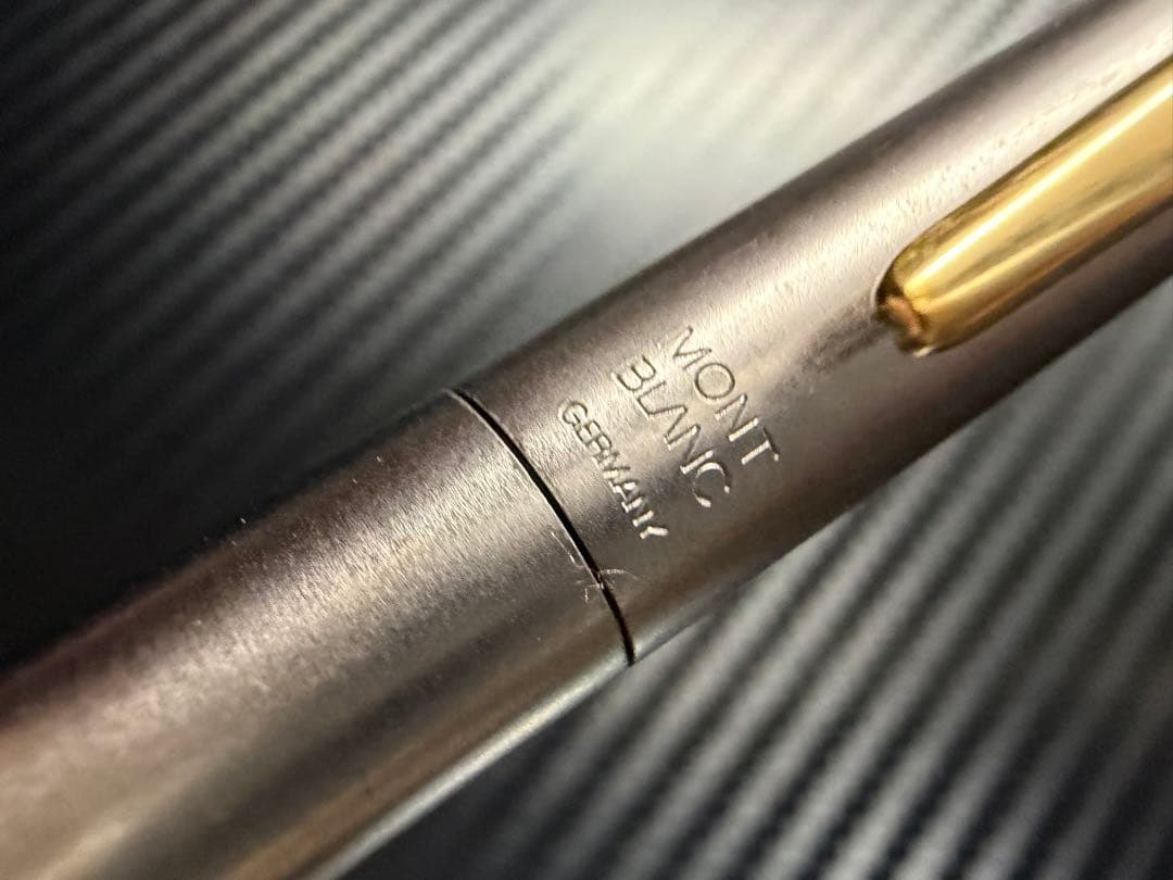 美品 モンブラン ノブレス スリムライン 14K 万年筆 EF 極細字