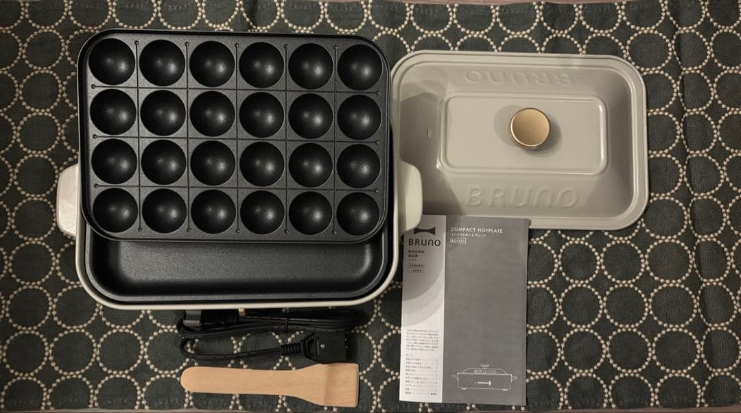 ブルーノ　BRUNO ホットプレート たこ焼きプレート　グレージュ　新品未使用