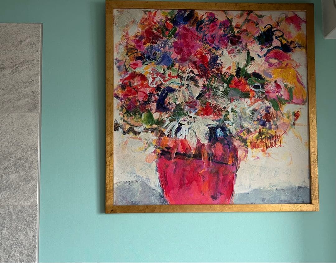 Francfranc アートボード SANDY WELCH 絵画 装飾　花