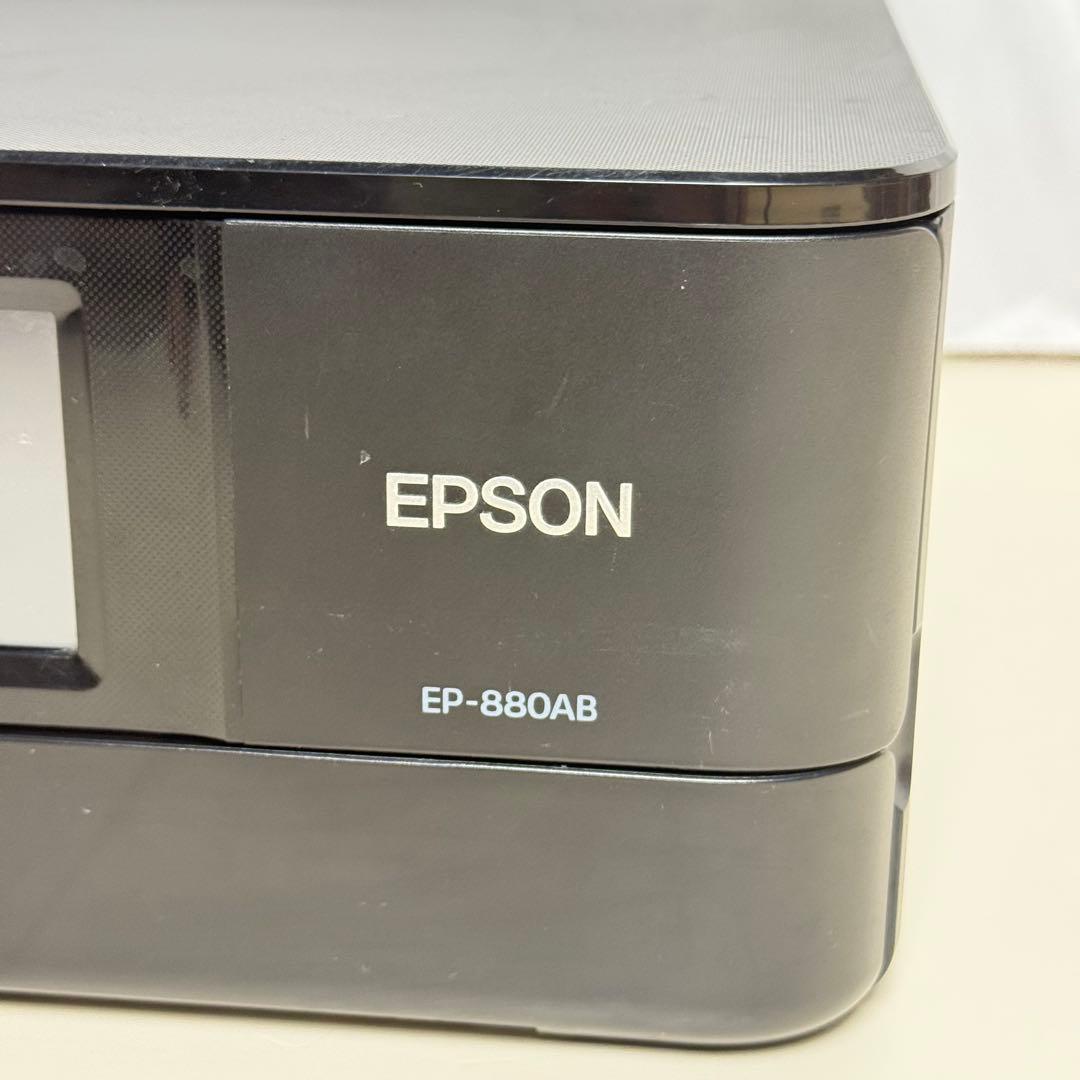 EPSON EP-880AB プリンター 本体 インクとメンテナンスボックス付き