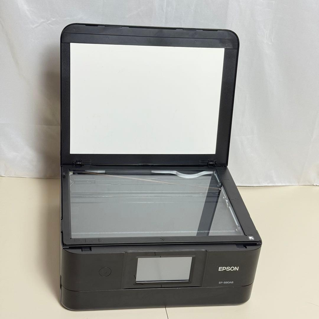 EPSON EP-880AB プリンター 本体 インクとメンテナンスボックス付き