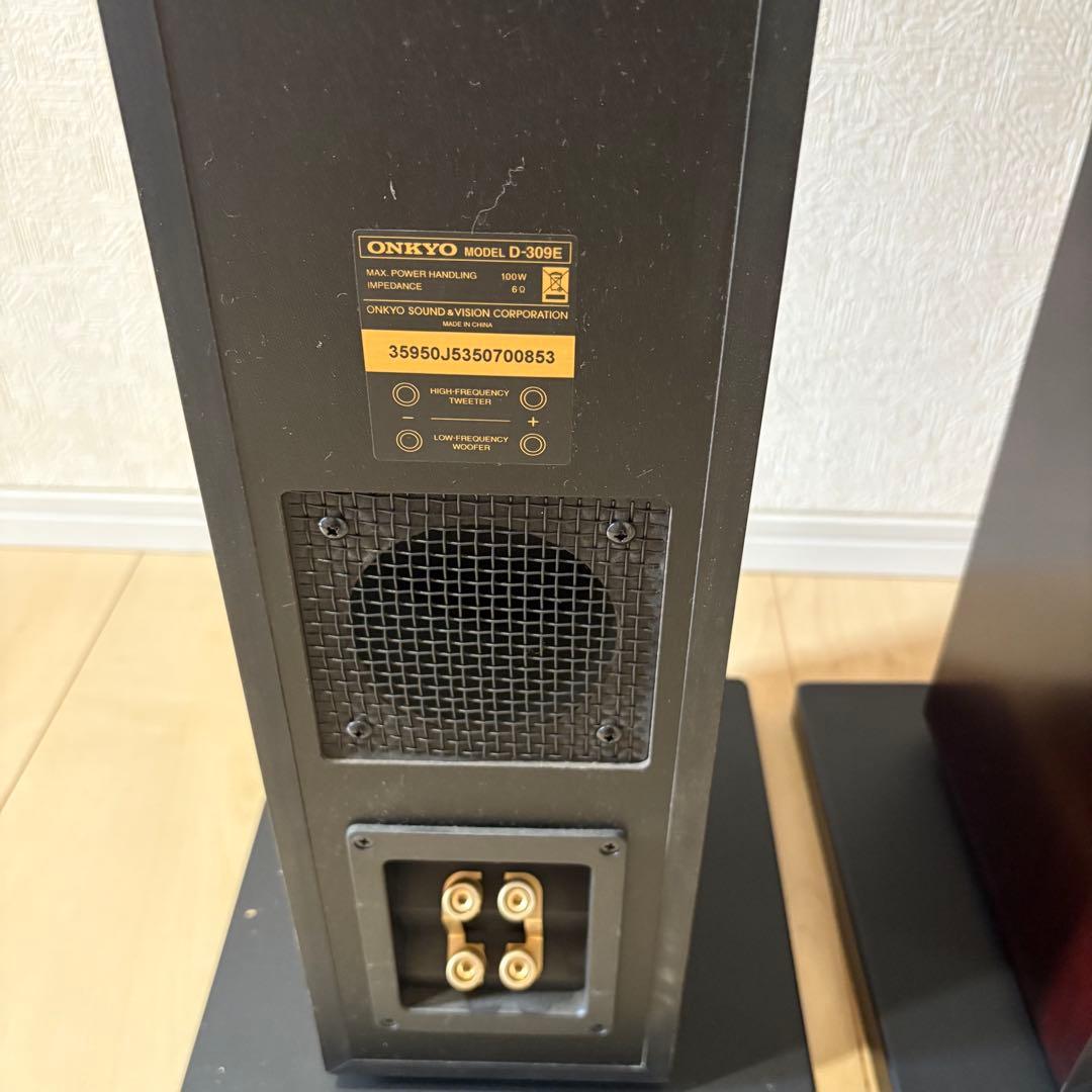 ★ ONKYO オンキョー D-309E トールボーイ.ブラウン 2本セット ★