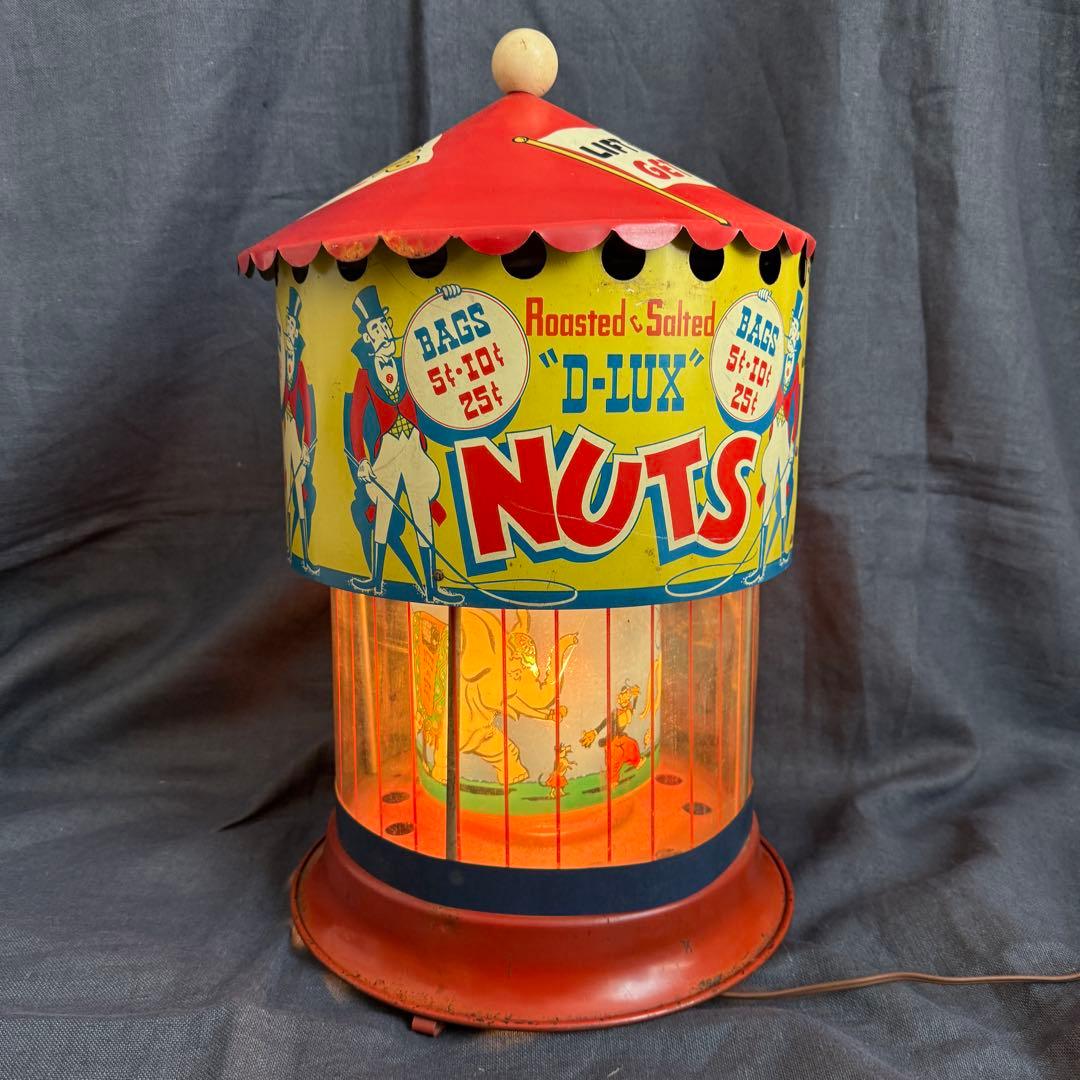 希少！50's D-LUX NUTSヴィンテージ ナイトランプ/ロースターランプ