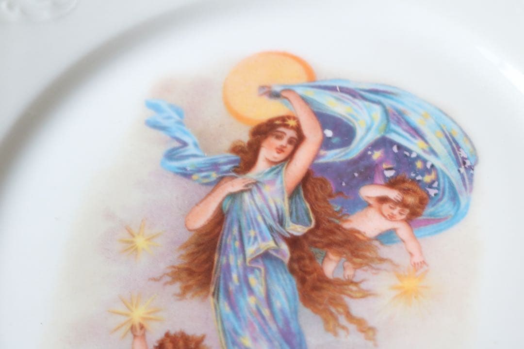 Haviland フランス　天使　女神　アンティーク　プレート　白磁
