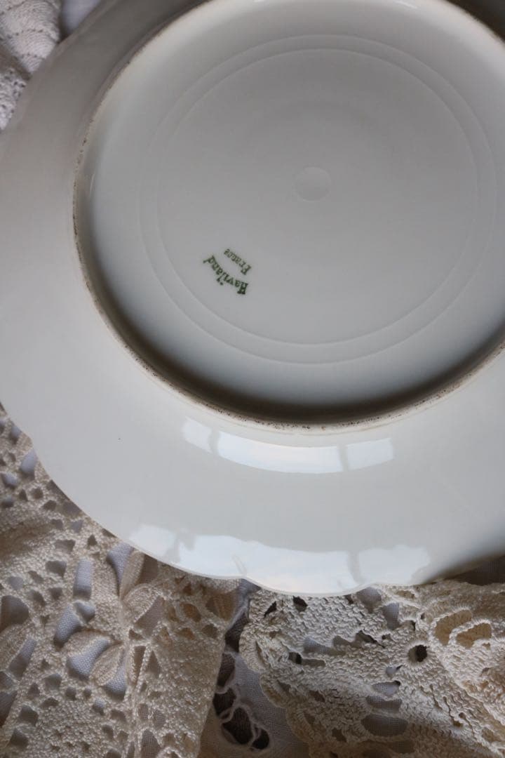 Haviland フランス　天使　女神　アンティーク　プレート　白磁