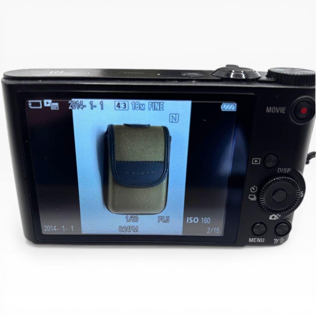 美品 SONY Cyber−shot DSC−WX350(B) SD4GB