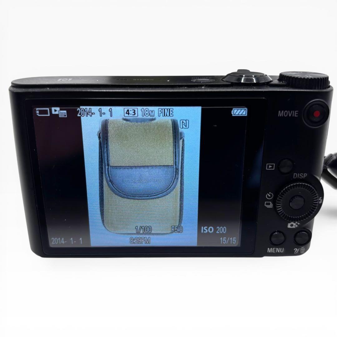 美品 SONY Cyber−shot DSC−WX350(B) SD4GB