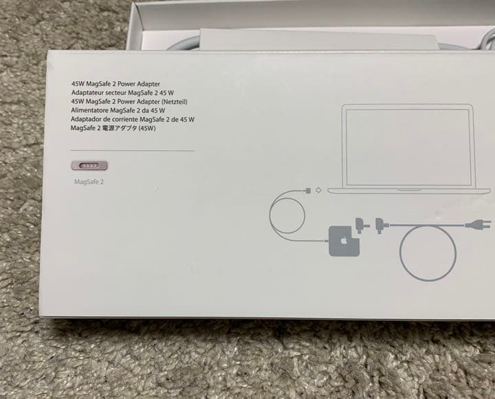 45W MagSafe 2 Power Adapter (充電器)
