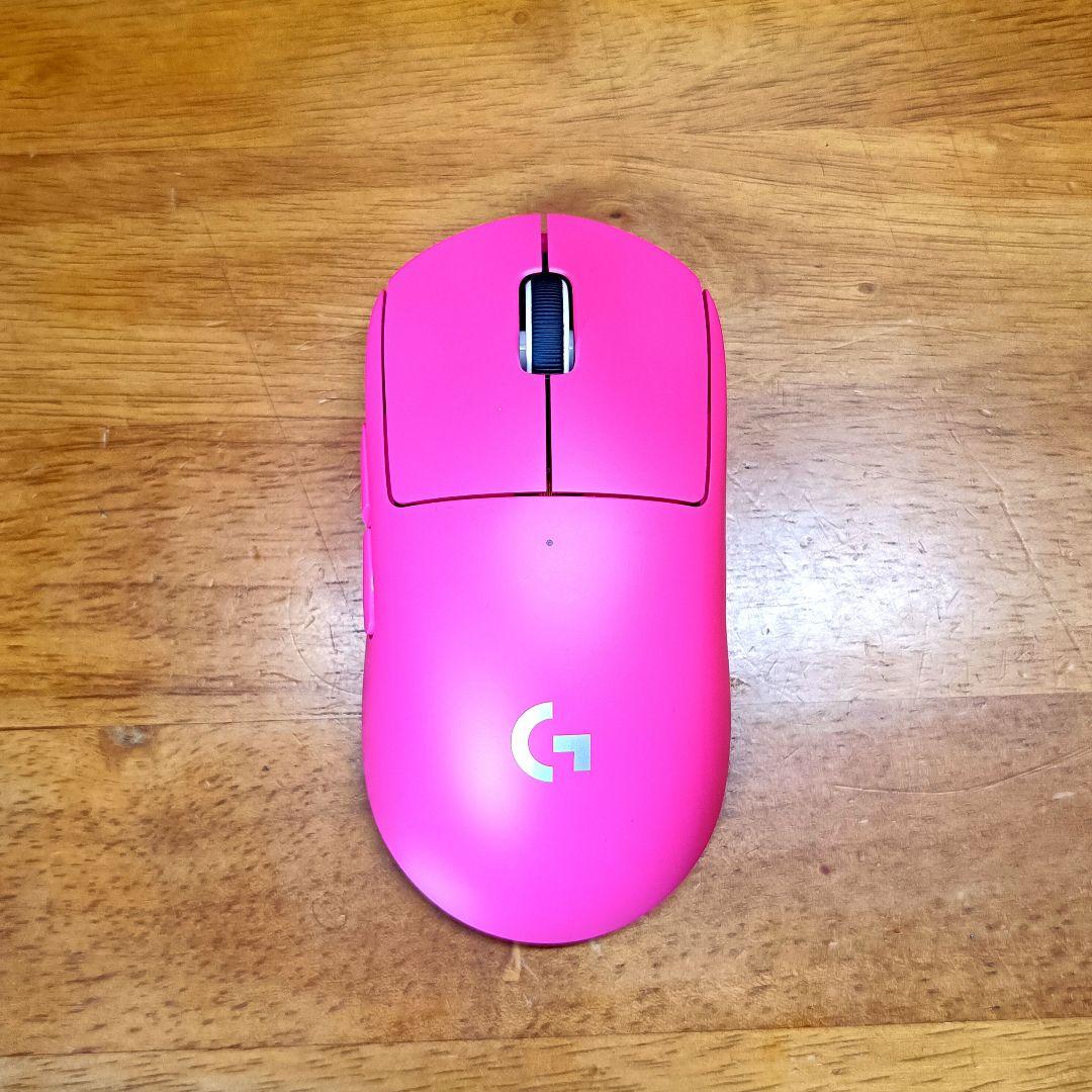 【 美品 】Logicool G PRO X SUPERLIGHT (マゼンタ)
