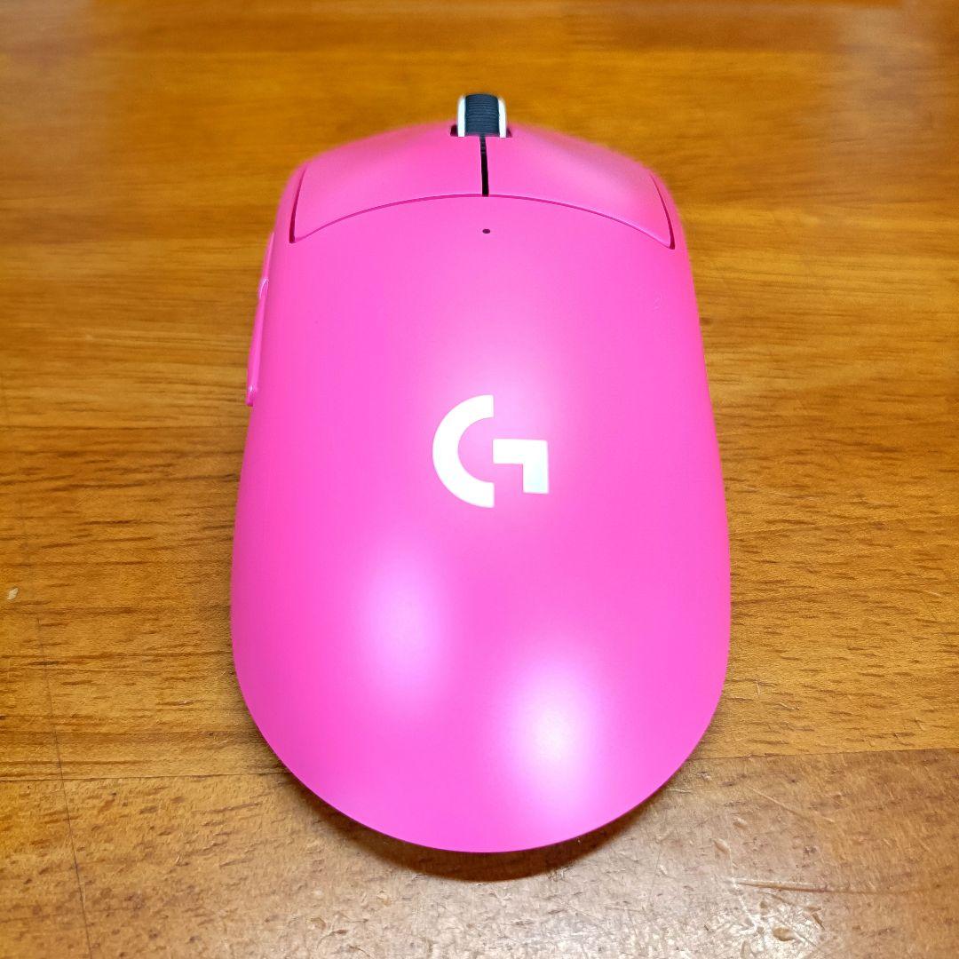 【 美品 】Logicool G PRO X SUPERLIGHT (マゼンタ)