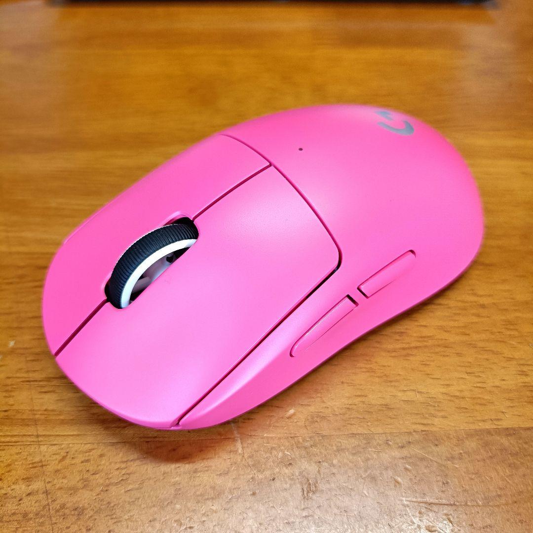 【 美品 】Logicool G PRO X SUPERLIGHT (マゼンタ)