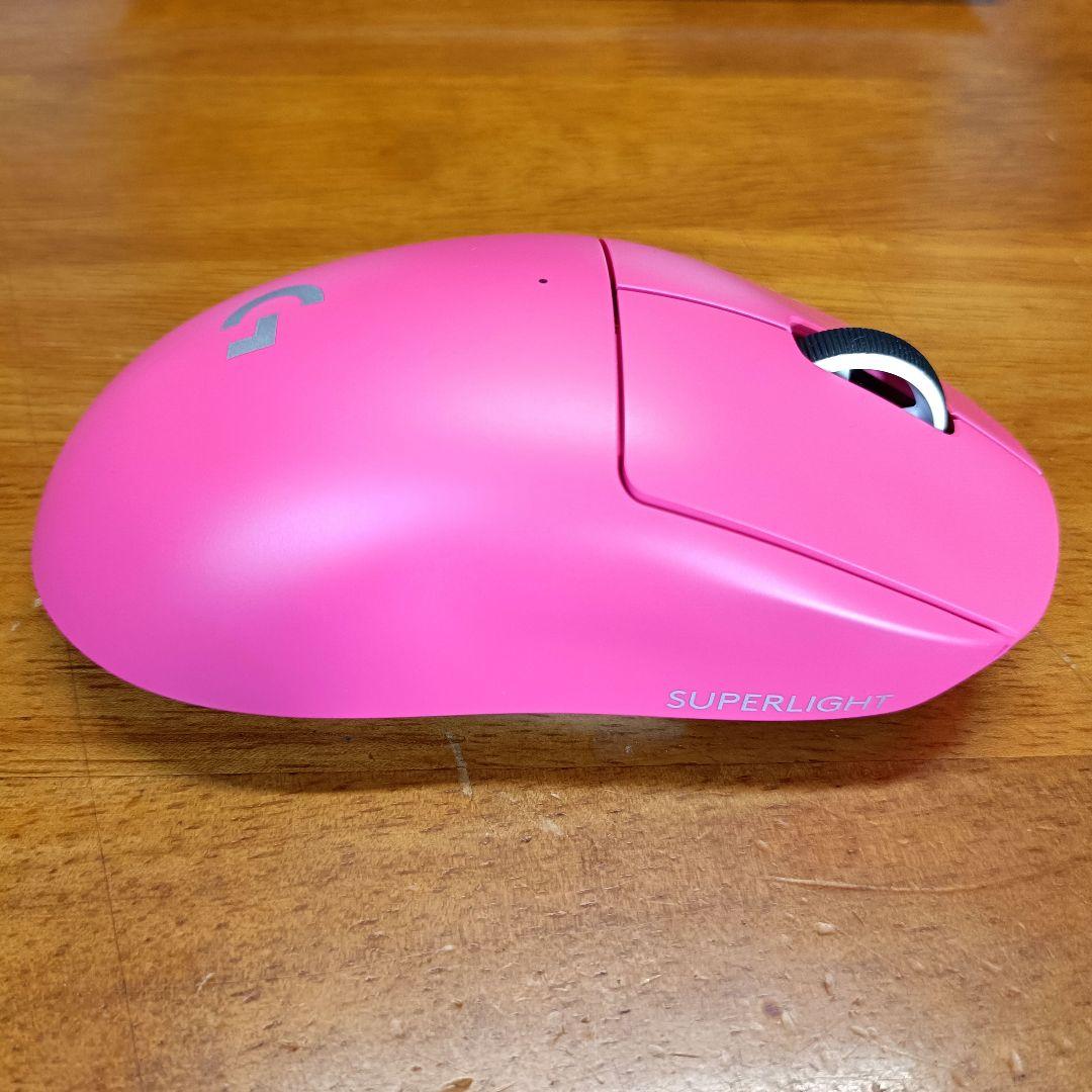 【 美品 】Logicool G PRO X SUPERLIGHT (マゼンタ)