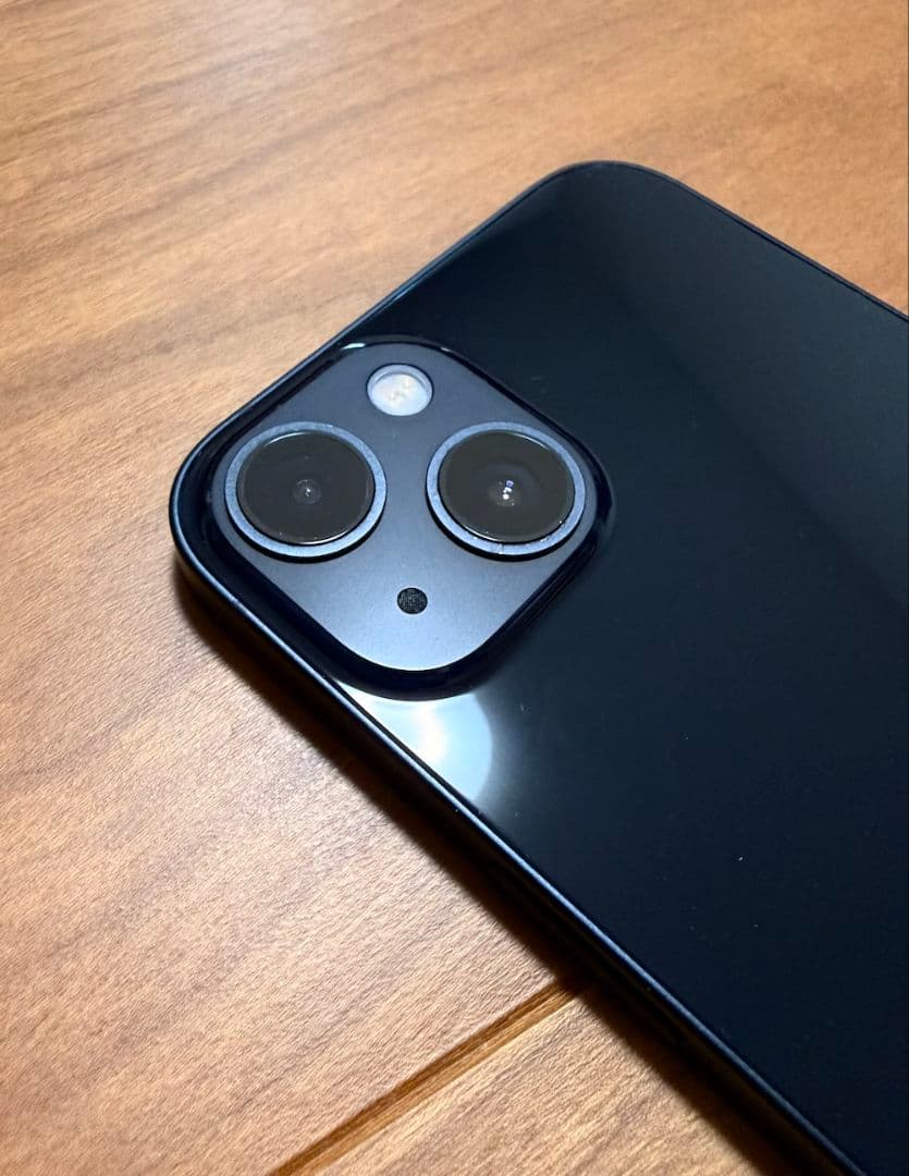【美品】iphone13　256GB　ミッドナイト　バッテリー86%　ケース付