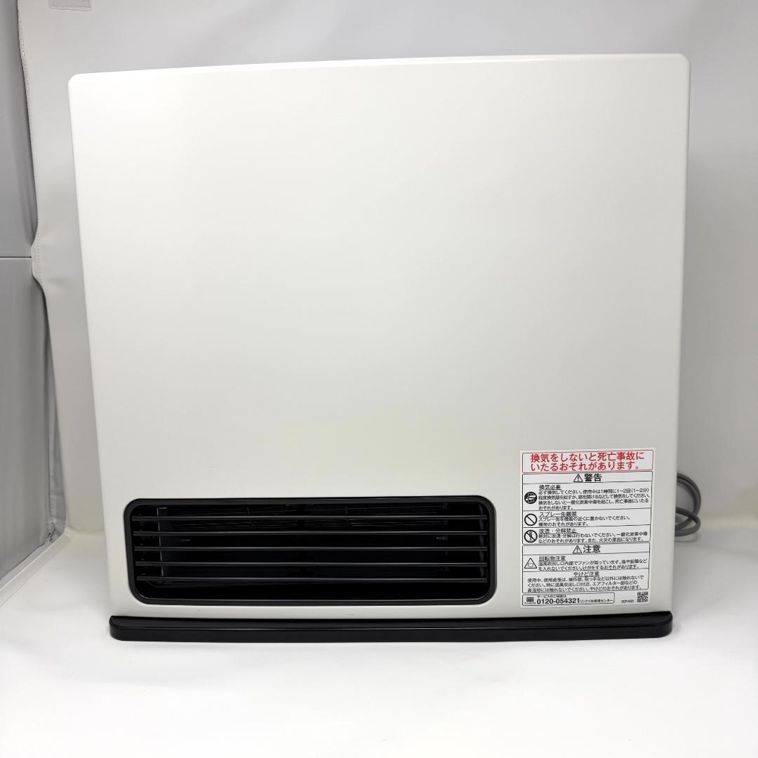 【美品】Rinnai 都市ガス ガスファンヒーター SRC-365E ホワイト