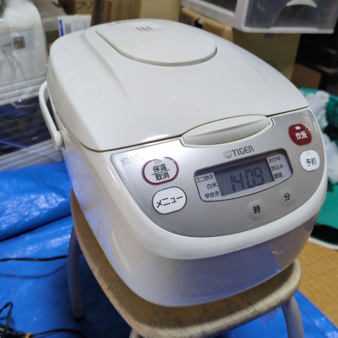 ★リコール電源コード交換済み★使用極少★タイガー 5.5合 マイコン 炊飯ジャー