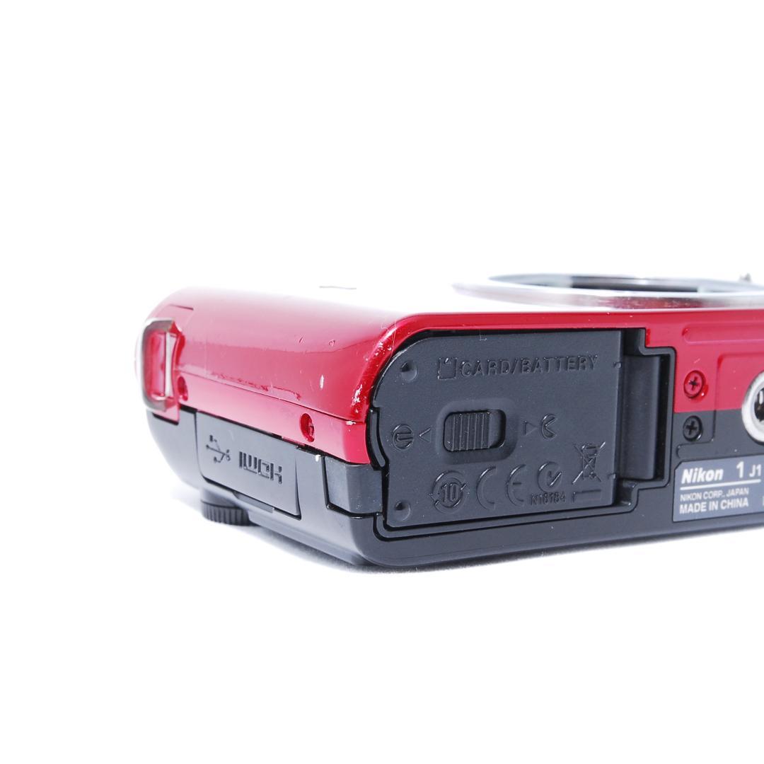 Nikon 1 J1 訳あり 動作OK レンズセット 赤 レッド
