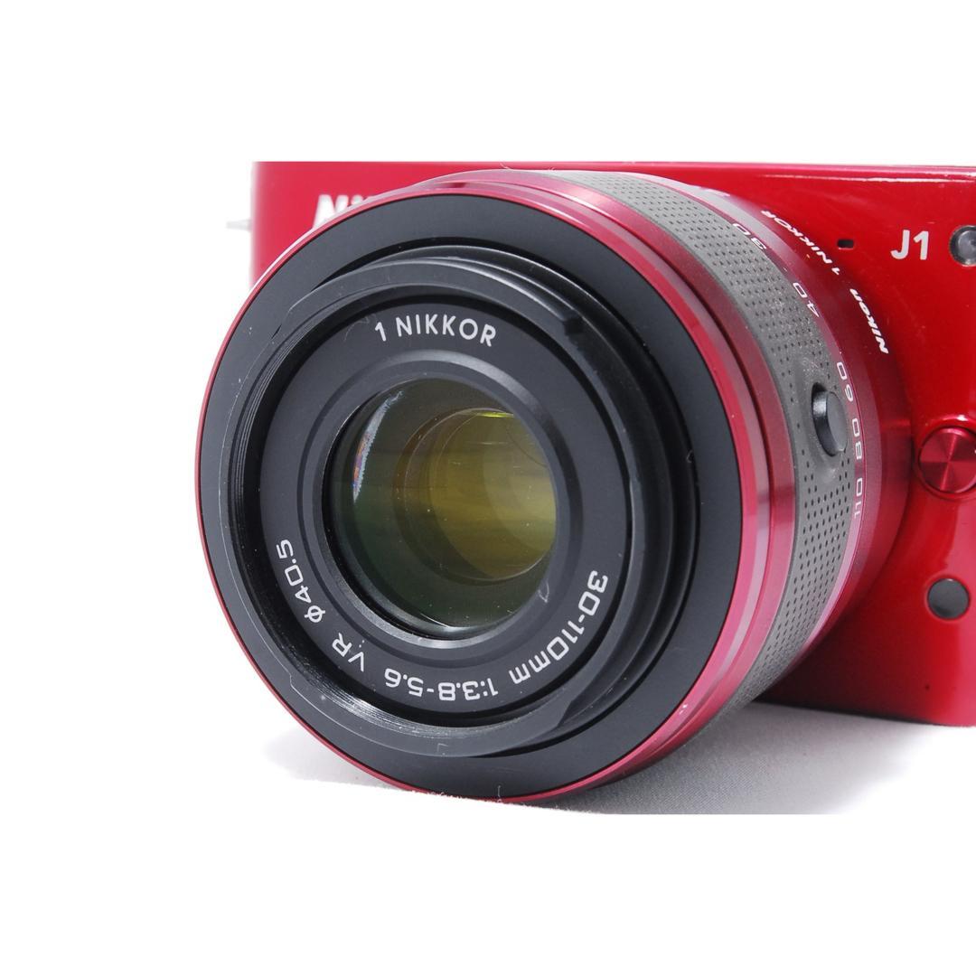 Nikon 1 J1 訳あり 動作OK レンズセット 赤 レッド