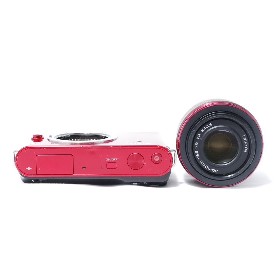 Nikon 1 J1 訳あり 動作OK レンズセット 赤 レッド