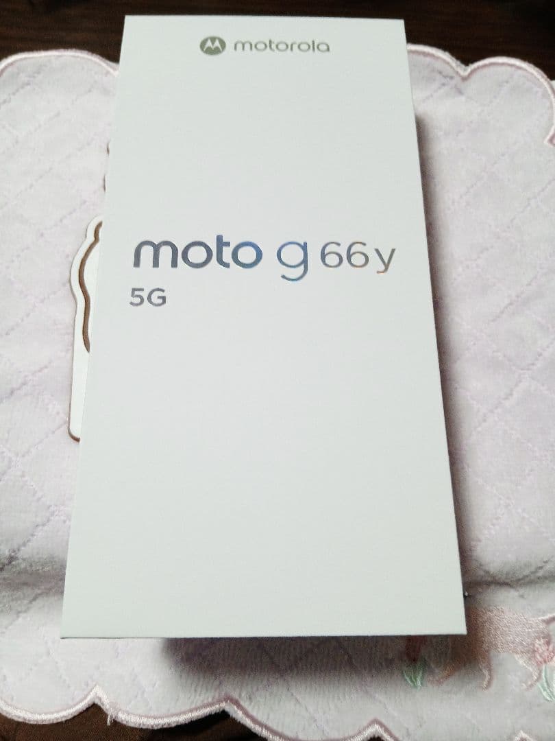 モトローラ g66y ワイモバイル版 SIMフリー データ移行のみ 新品同様